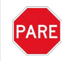 Señal de pare — señalética oficial